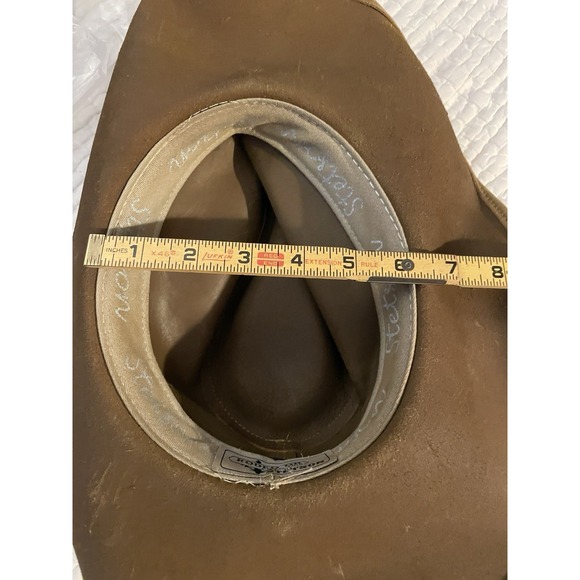 Stetson Wn's cowboy hat Small Measurements in photos Needs reshaping - Picture 6 of 16